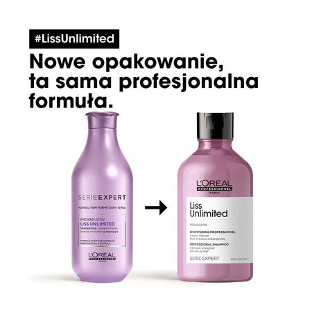 L'OREAL Liss Unlimited szampon wygładzający do włosów 300ml