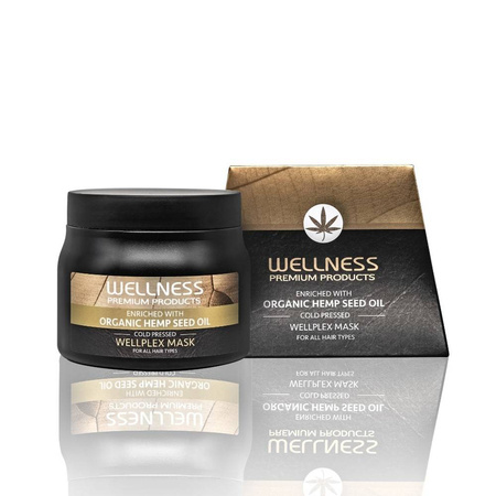 WELLNESS PREMIUM PRODUCTS Wellplex maska regenerująca do włosów łamliwych 500ml