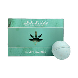 WELLNESS PREMIUM PRODUCTS niebieski zestaw kul do kąpieli 6szt 