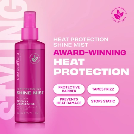 LEE STAFFORD Heat Protection Shine Mist mgiełka do włosów 200ml