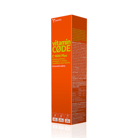 YASENKA Vitamin Code C 1000 Plus suplement diety 20 tabletek